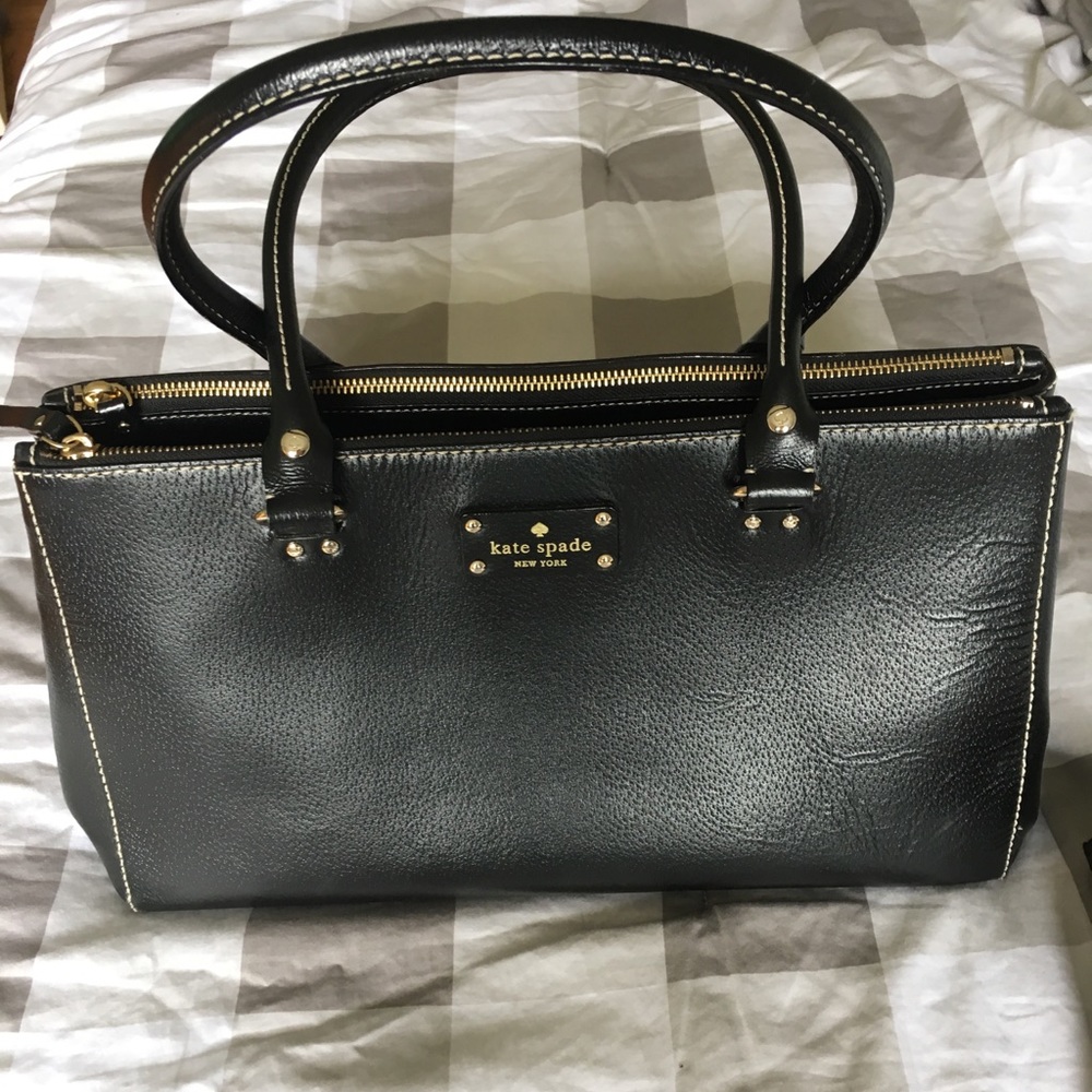 Black Kate Spade leather purse